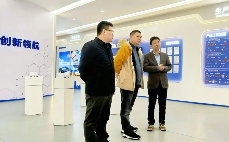 联合会理事长严建文一行赴夸夫超导考察调研